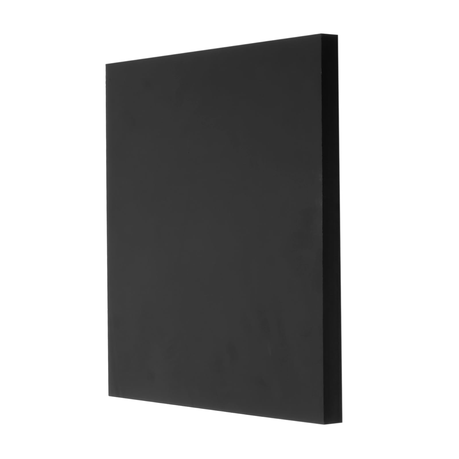 sourcing map UHMW Foglio in polietilene ad alto peso molecolare, spessore 1,9 cm, in plastica HDPE dura, per tavole marine, artigianato fai da te, compensato marino, 30,5 x 30,5 cm, nero