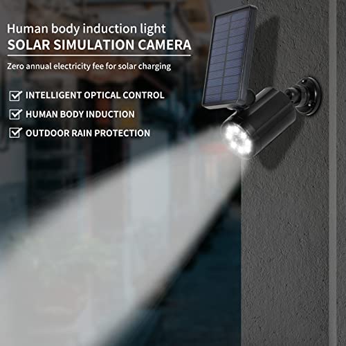 Sunchai Solar Motion Sensor Spotlight, 8 Led Outdoor Security Floodlight, Waterproof Landscape Light For Patio, Deck, Yard, Garden, Garage (Single) #TOP4