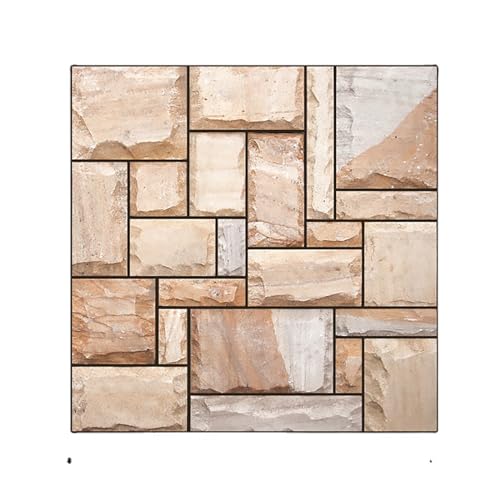 Papier peint 3D lavable et autocollant aspect brique pour rénovation rapide - 8