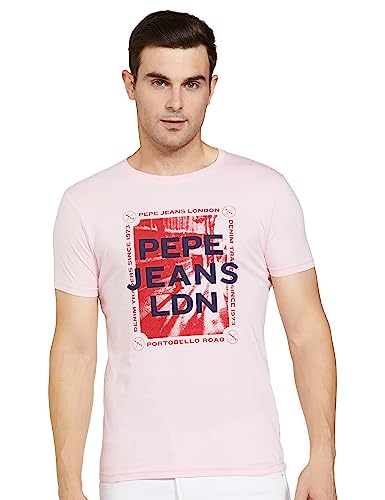 Image of Pepe Jeans Men Cotton Regular Fit T-Shirt