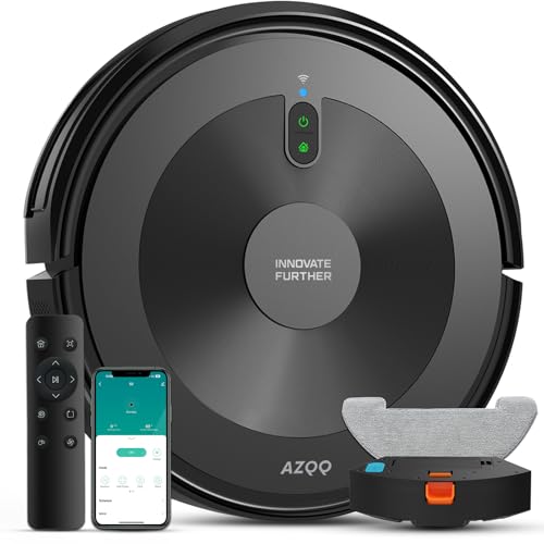 AZQQ Robot Vacuum Cleaner 2-in-1 Floor Pet -1