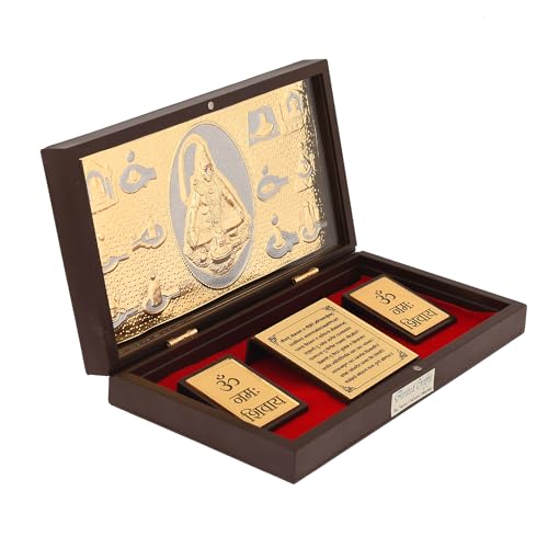 Image of l Bhagwan Shiv Shankar Prayer Box l Charan Paduka with Natural Fragrance Momento with 12 Jyotilingam l Mahadev
