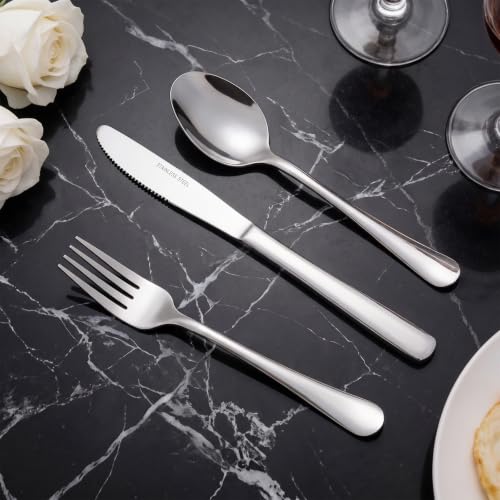 Image of 216pcs Silverware Set - Dinner Forks, Dinner Spoons & Dinner Knife