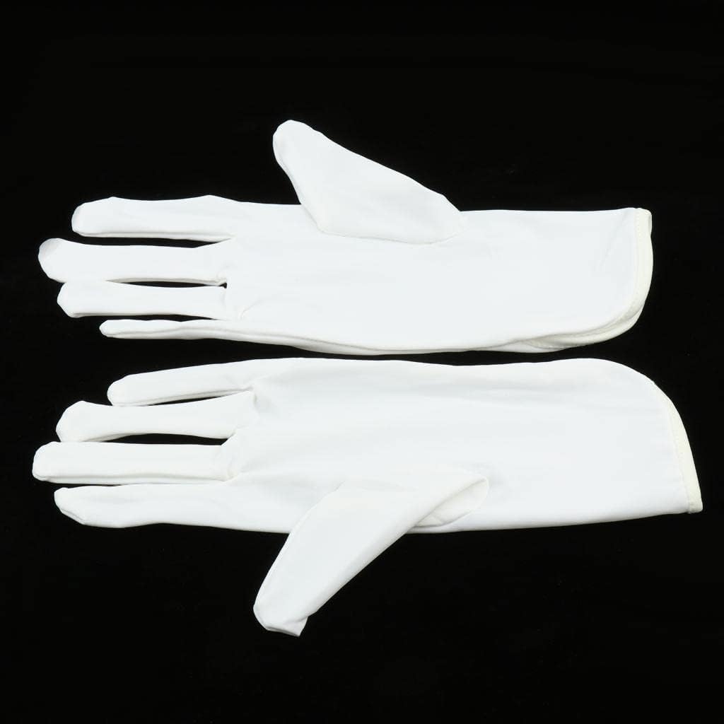 For Wedding Bridal Girls Dress: White Soft Etiquette Gloves, Formal Pageant Gloves
