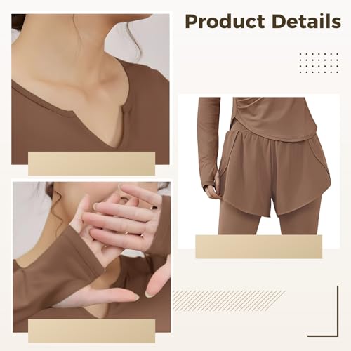 Tenues de Pilates en polyester élasthanne ensemble deux pièces extensible noir XXL - 2
