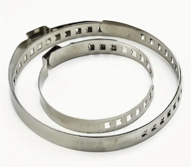 Stainless Steel Universal Adjustable AXLE CV Joint Boot Crimp Clamp Kit, CV Boot Clamp 8PCS