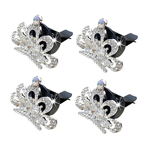 Gatuida 4個 香水クリップ valentine カーアクセサリー ジュエリーアクセサリー カーインテリアアクセサリー アロマカーオーナメント アロマカークリッ