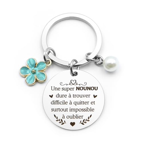 Cadeau Nounou,Cadeau Pour Nounou,Cadeau Moins De 10 Euros,Cadeau Nounou Original,Cadeau Nounou Anniversaire,Cadeau Nounou Fin De Contrat,Idee Cadeau Nounou,Porte Clé...