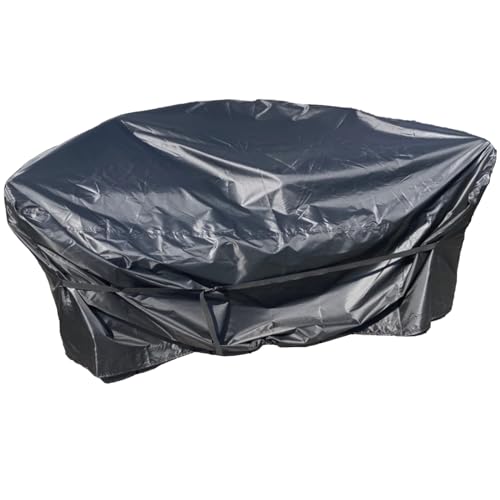 ZHMIZHAM Copertura Isola Prendisole da Giardino Impermeabile, Copertura Letto da Giardino con Cinghia in Tessuto Oxford Resistente allo Strappo-Nero (200 * 110 * 80cm)