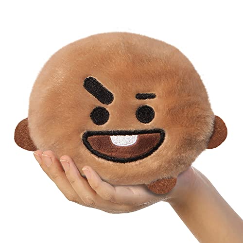 Aurora, 61509, BT21 SHOOKY Palm Pal, 13cm, Eco-Friendly Plüschtier, Braun