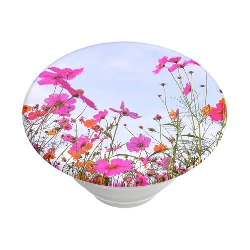 Image of PopSockets Phone Grip with Expanding Kickstand, Adhesive Grip - Fuschia Bloom