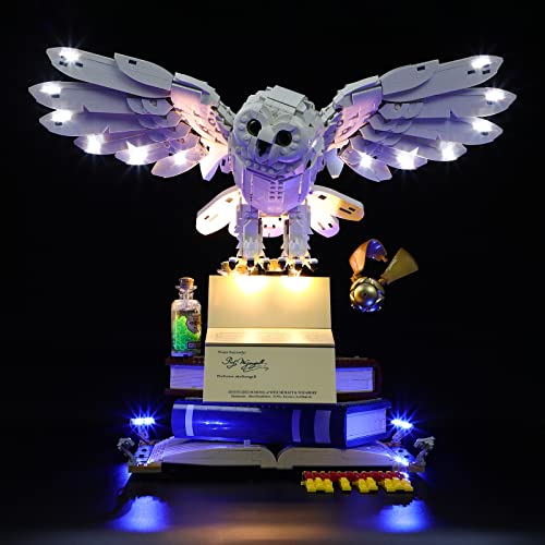Image of LIGHTAILING Led Lighting Kit for Lego- 76391 Hogwarts Icons - Collectors' Edition Building Blocks Model:Remote-Control Version - LED Light Set Compatible with Lego Model(Not Include Lego Model)