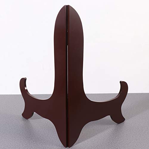 Suporte De Prateleira De Bolo De Chá Porta-revistas De Metal Suporte De Exibição De Placa De Madeira