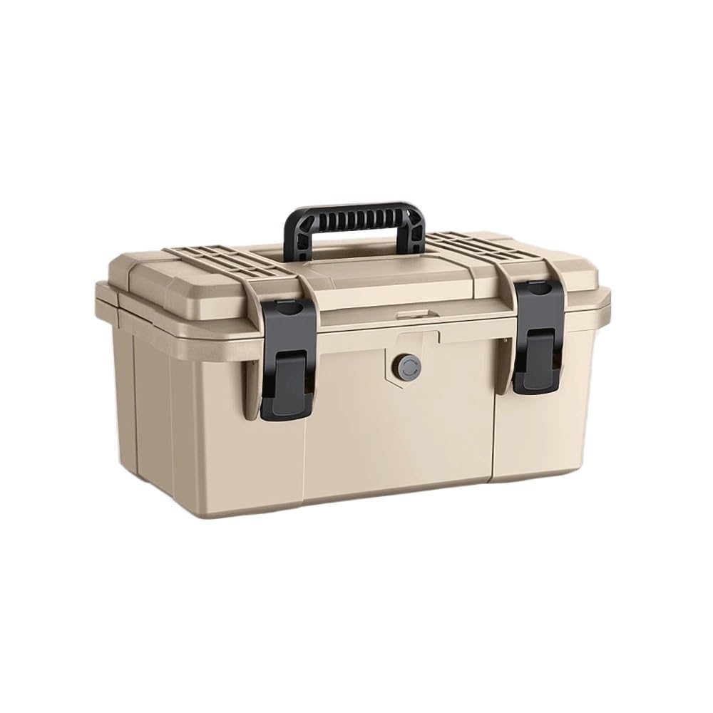 Grey Hardware Toolbox Industrial Grade Electrical Box Multifunctional Storage Thickened Electric Vehicle Maintenance Storage and Toolbox