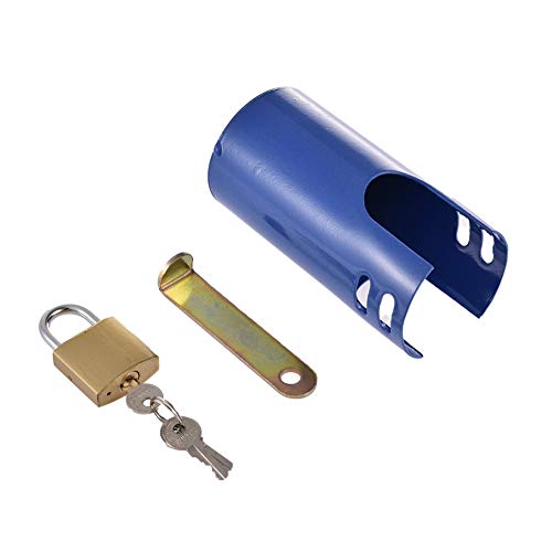 hinffinity - Serrure de robinet - Serrure de robinet - Antivol - Pour extérieur - Cuisine - Tuyau d'arrosage - Antivol - Couvercle de protection en métal