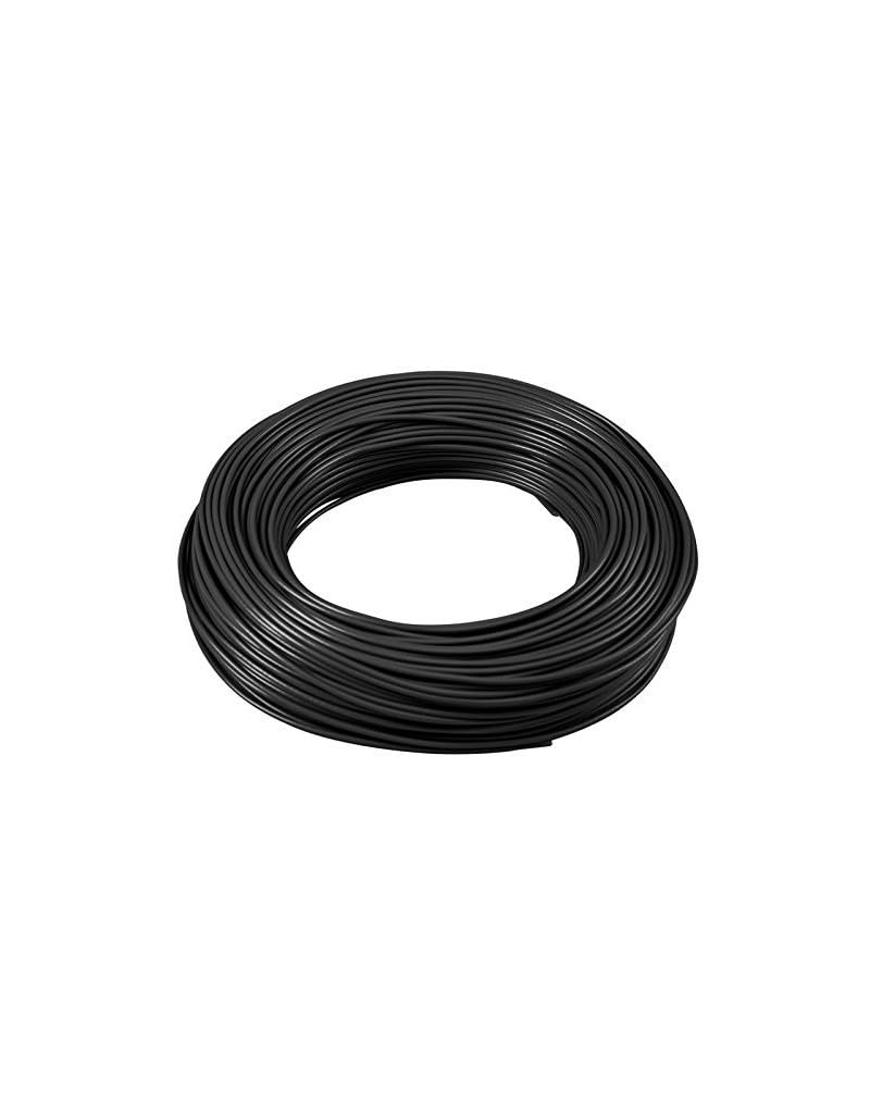 Cavo Icel FS17, Matassa Metri, Filo Elettrico Unipolare Isolante, Impianti Elettrici, Case, Imprese Edili (Nero, 1 x 2,5 mm)