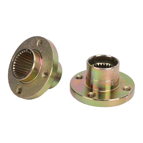 Rueda de Cadena de Montaje de Piñón de Disco de Freno de Eje Trasero, Aleación de Acero para Bricolaje ATV Go Kart Quad Bike con Material Fabricado con Precisión y Fijación de 4