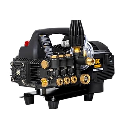 BE Power Equipment 1500 PSI 1.6 GPM Cold Water Corded Electric Hand Carry Portable Pressure Washer