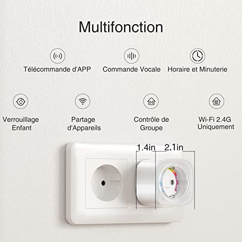 GHome Smart Presa Connessione WiFi, Presa