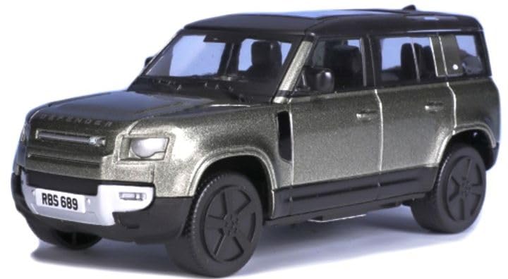 BUR 30471S 1:43 Defender 110 Silver Car Diecast Model Replica