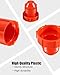 150 Plastic Caps and Plugs Automotive Plug and Cap Kit Red Plastic Servicing Fluid Lines Seals Hoses and Blocks Out Dirt, Kit Contains Multiple Fitting Cap Sizes