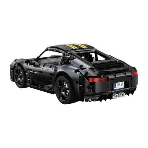 CADA RUF GT DEQUBE 927DE63006 Kit de Construction Véhicule Sport Noir 1655 Pièces + 8 Ans Échelle 1:10 – vue 2