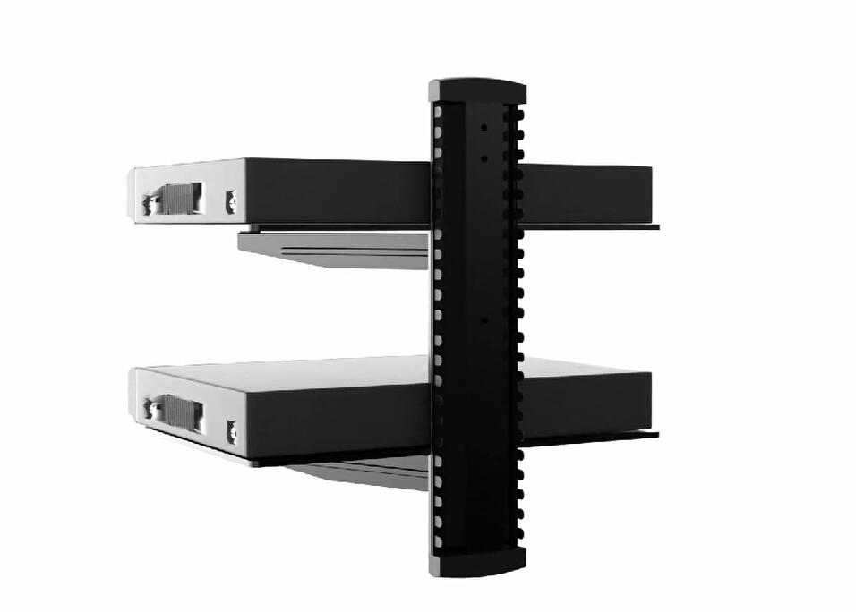 Mensola Sospesa In Vetro Per TV - 2 Ripiani Per DVD, Console E Accessori - Foto 11