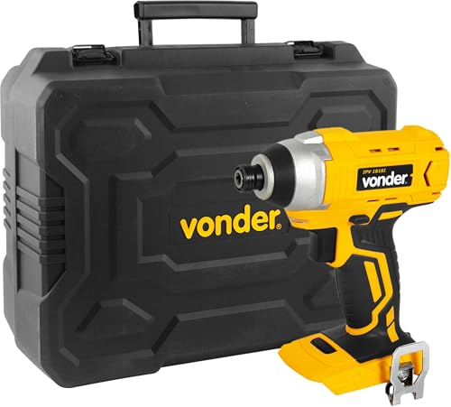 Vonder, Parafusadeira De Impacto, Bateria Intercambiável De 18 V (Não Acompanha), Mandril De 1/4", Ipv 1818I.