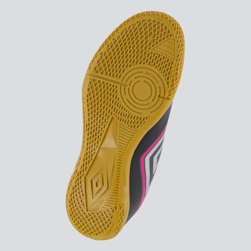 Chuteira Umbro Cannon Futsal Preta e Rosa 43