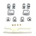 BKRider Chrome Switch Covers with Radio and Cruise for Harley-Davidson
