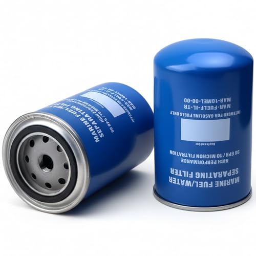 MAR-10MEL-00-00 Fuel Water Separating Filter (10 Micron) Compatible with Yamaha 115 HP Outboard Engines MAR-24563-00-00 MAR-FUELF-IL-TR 18-7866 937807 (2 Pack)