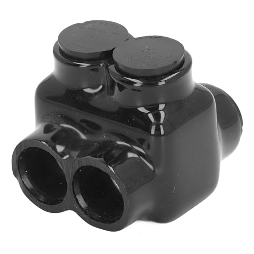 Conector de cable múltiple aislado de 2 puertos aluminio y cobre para energía de -45 a 90 grados 4
