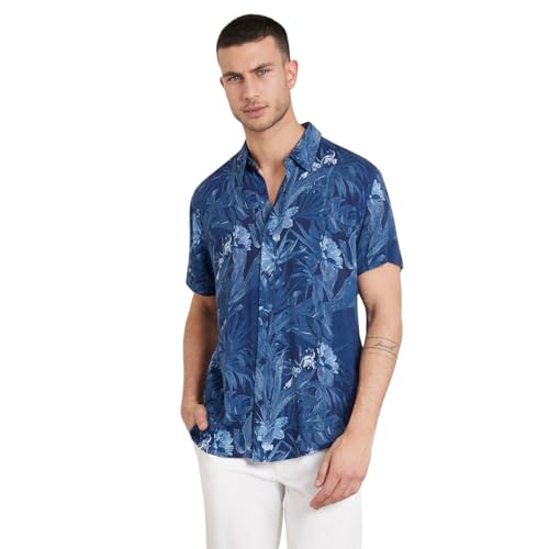 Politix Short Sleeve Sateen Shirt in White