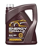 MANNOL Aceite de motor 5W-30 Energy API SP-RC Formula JP 5L Compatible con OPEL Corsa D Hatchback S07 Insignia A Sports Tourer G09 Astra K Sports Tourer B16 Astra J Sports Tourer P10