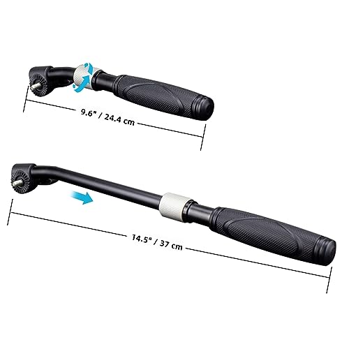 2-Section Pan Bar Handle for Cayer K3/K6/K10/H6 Fluid Video Head only …