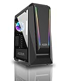 Azza Chroma 410A MID-Tower PC CASE, W/ 2X Prisma DRGB Fans, CSAZ-410A Chroma