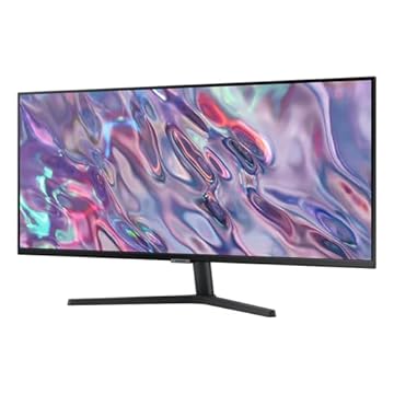 Monitor Samsung Viewfinity S5 34" WQHD, Ultrawide, 100Hz, 5ms, HDR10, HDMI, DP, FreeSync, Game Mode Preto