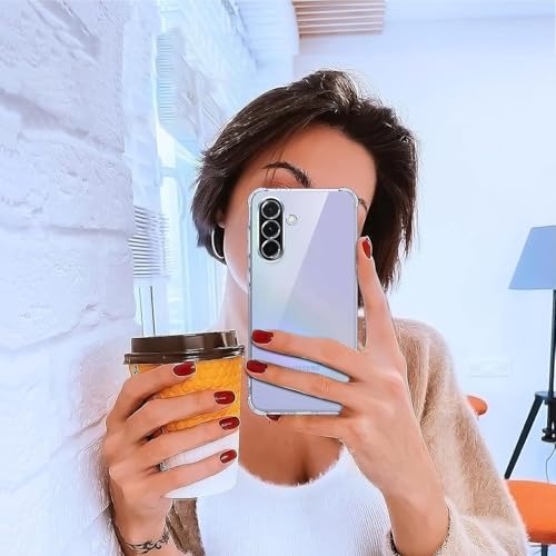 Image of ShieldTech Back Cover Case for Samsung Galaxy A37 5G | Camera Protection | Transparent Mobile Phone Back Case Cover for Samsung Galaxy A 37 5G | Samsung A37 5+G TPU Transparent Back Cover Case