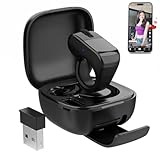 GUVOHUT Tiktok Scrolling Ring,Air Finger Ring Mouse with a Touchpad,Bluetooth/Wireless Scroller for iPhone/Android/PC,Remote Control for Camera/Video Recording/Kindle App (Black)