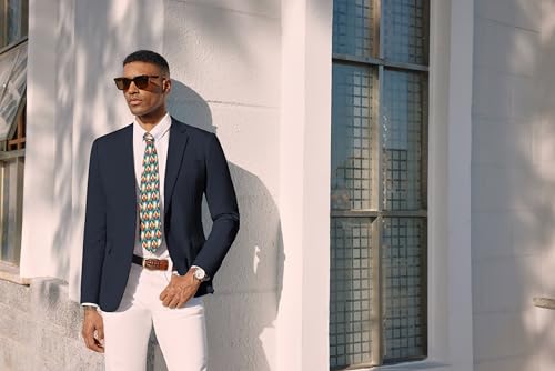 PJ PAUL JONES Men's Lightweight Sport Coat Casual One Button Blazer Breathable Sportcoat - Image 3