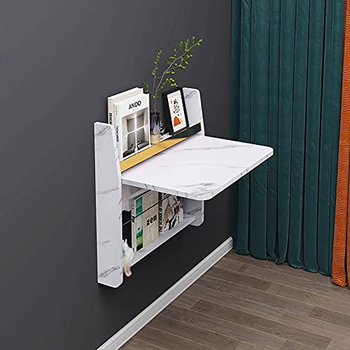 Bureau mural flottant pour optimiser l'espace de votre studio avec un support pliable