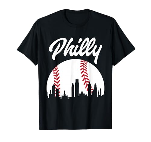 Baseball Player Philly Philadelphia City Pennsylvania Gift T-Shirt