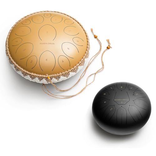 Set de 2 Steel Tongue Drums Panda Drum 432 Hz miniatura 1