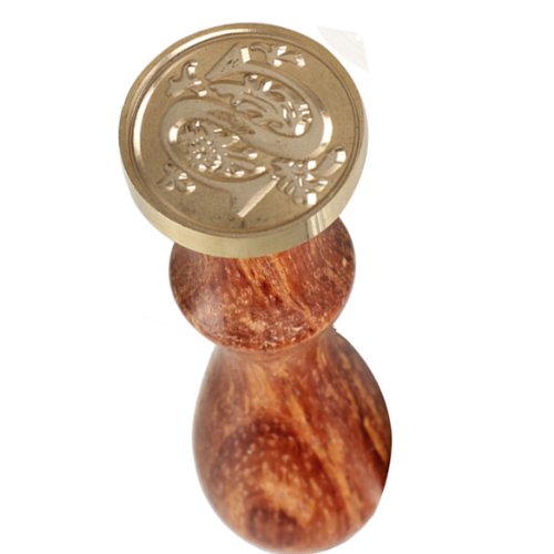 Whitelotous Retro Sealing Wax Classic Initial Wax Seal Stamp Alphabet Letter S #TOP1