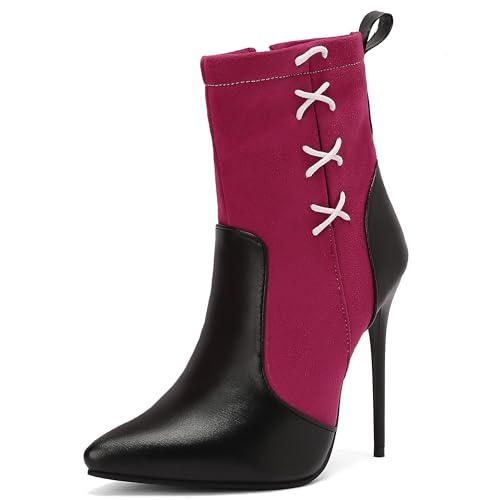 Bottes mi-mollet femme à talon aiguille Asterisco - Pointure 34 à 46