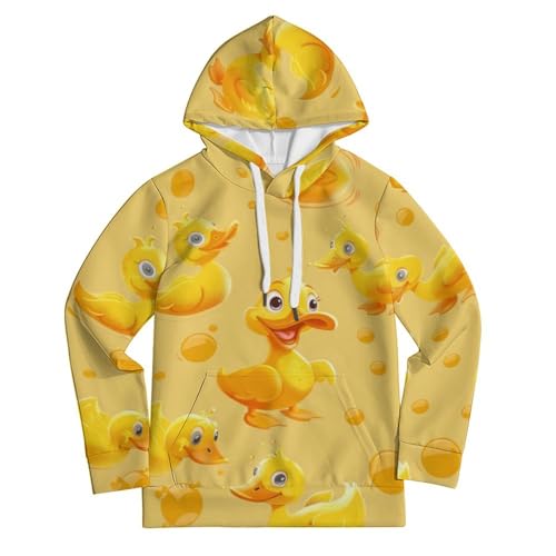 Sweat à capuche canard pour enfant aux finitions soignées de 5 à 13 ans - 2