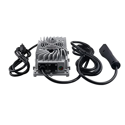 Abakoo 48V 10A Rxv Golf Cart Battery Charger For Ez-Go Ezgo Txt, With Rxv Plug 3 Prong Connector, Ip67 Waterproof #TOP3