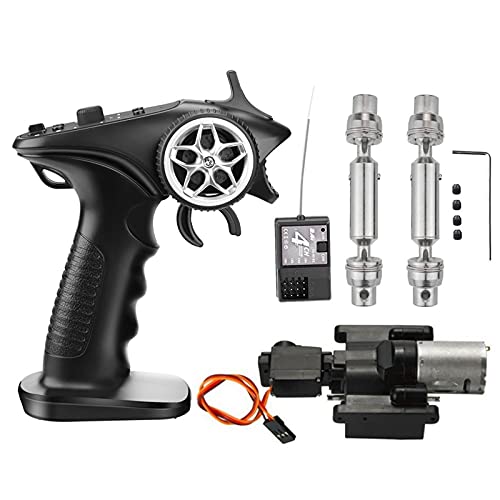 MACIMO 2 Speed Gearbox Drive Shaft 4 Channel Remote Control Receiver Set for C14 C24 B36 MN D90 MN99S RC Car Upgrade Parts