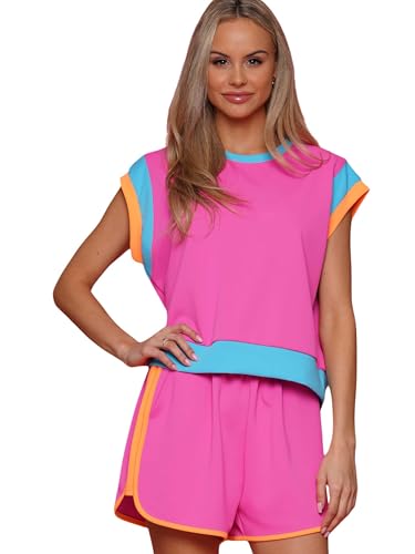 Why Dress Lounge Sets for Women 2 Piece Color Block