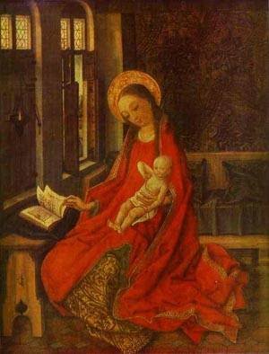 Toile Martin Schongauer Vierge à l'Enfant pour rompre la monotonie de vos murs blancs avec art